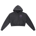 The Mist-Washed Cropped Hoodie