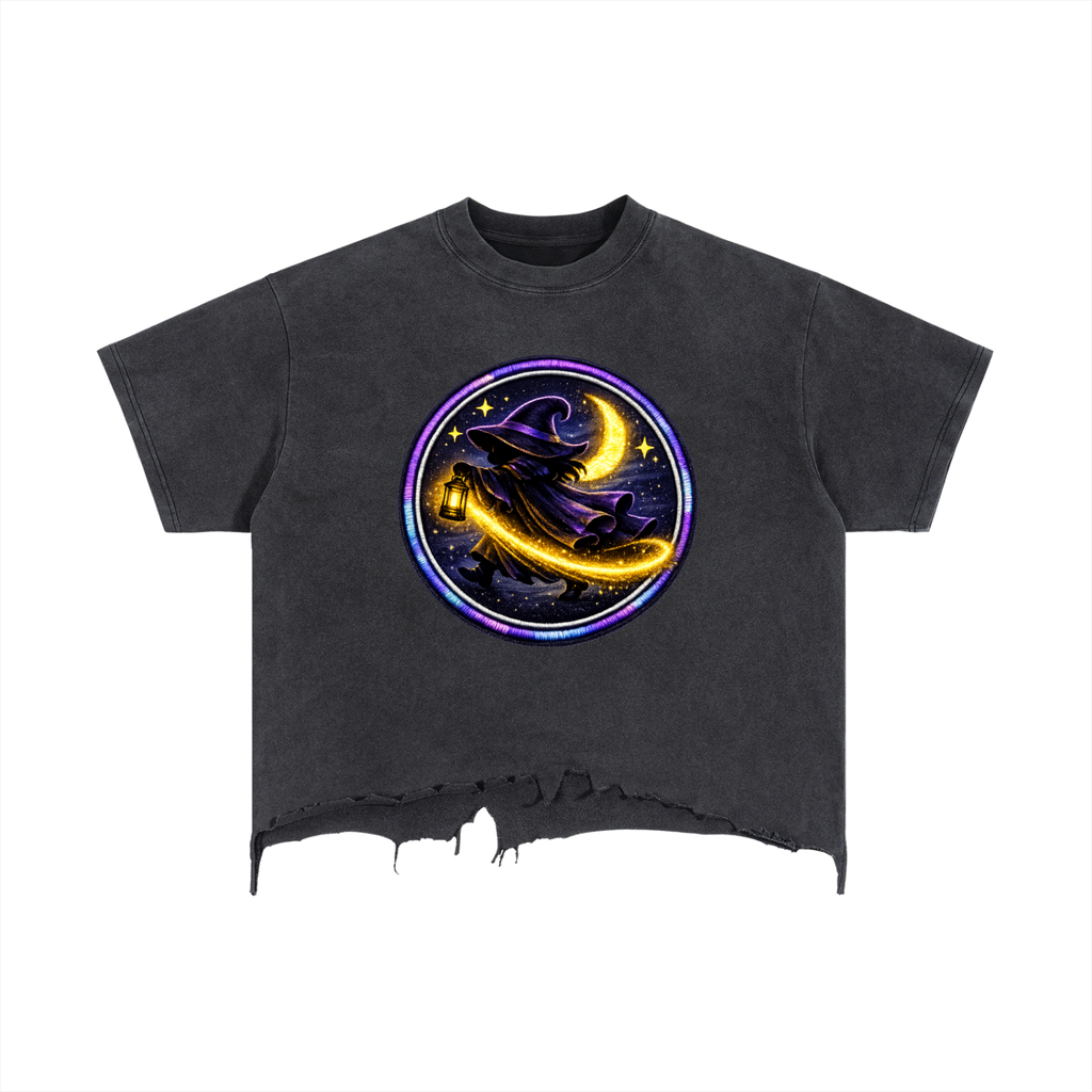 The Haunt-Washed Distressed Tee