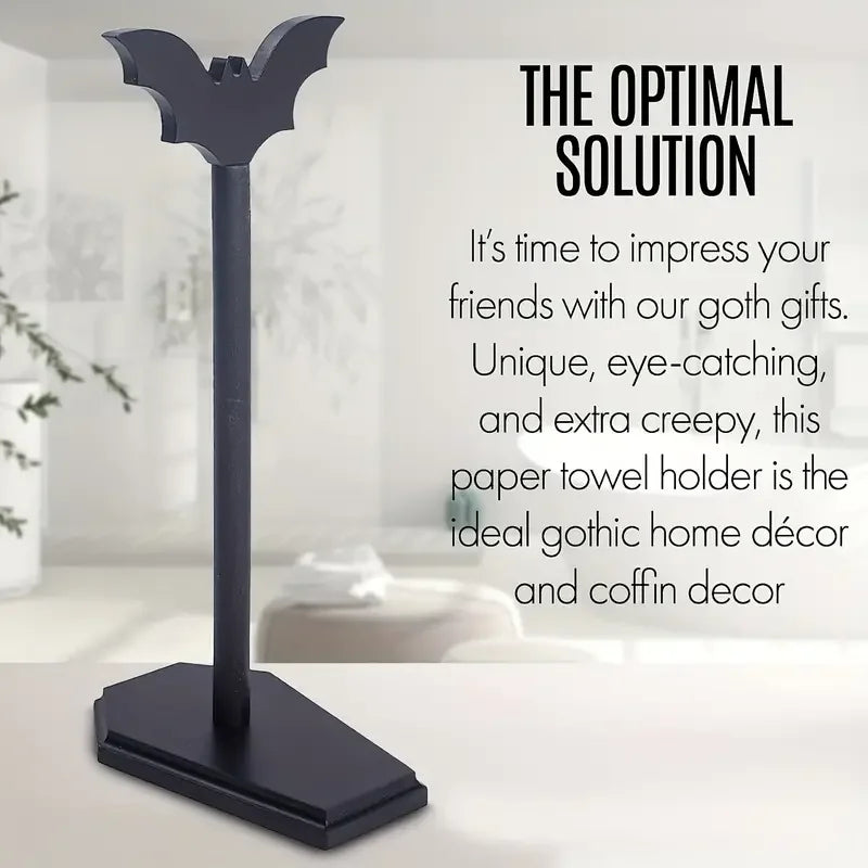 The Witchy Bat Kitchen Roll Stand