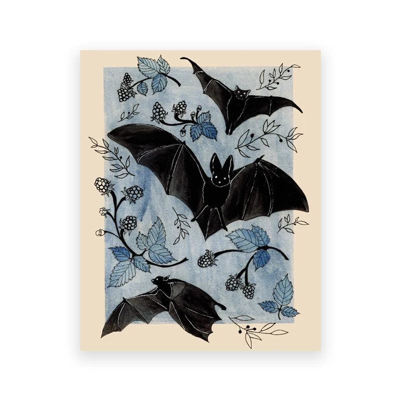 The Gothic Bat Wall Art Print
