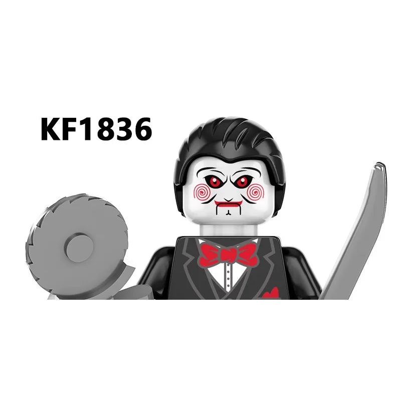 Spooky Horror Minifigure Pack – Witch, Vampire, Zombie, Demon & More