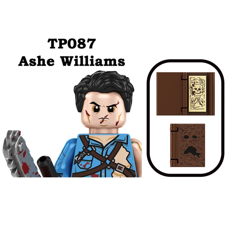 Spooky Horror Minifigure Pack – Witch, Vampire, Zombie, Demon & More