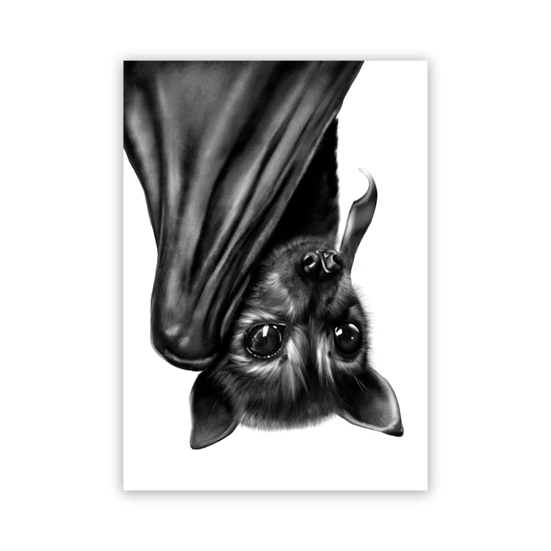 The Gothic Bat Wall Art Print