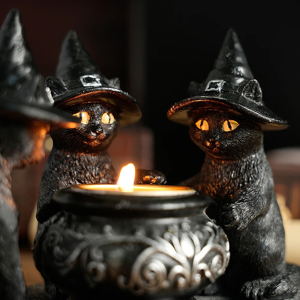The Witch's Cauldron Candle Holder