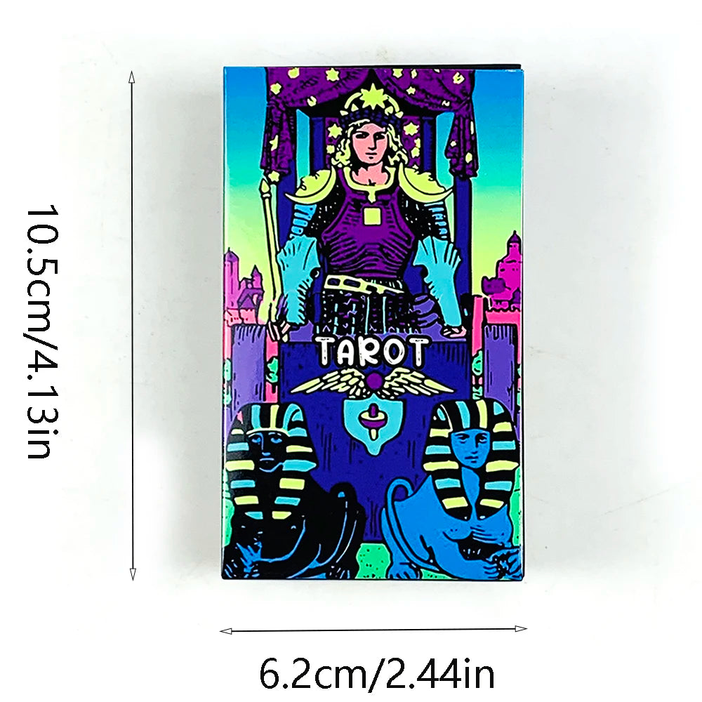 The Classic Neon Tarot Deck — 78 Cards