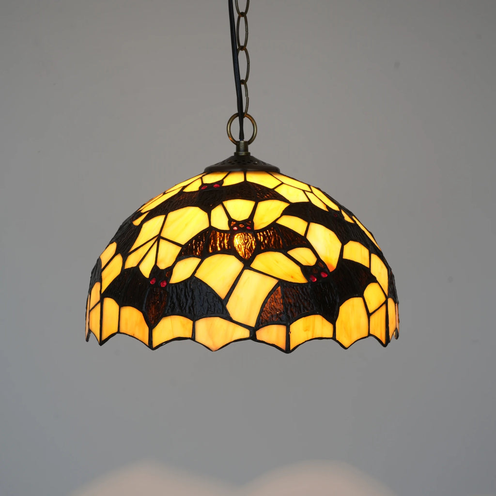 The Batty Boudoir Stained Glass Shade