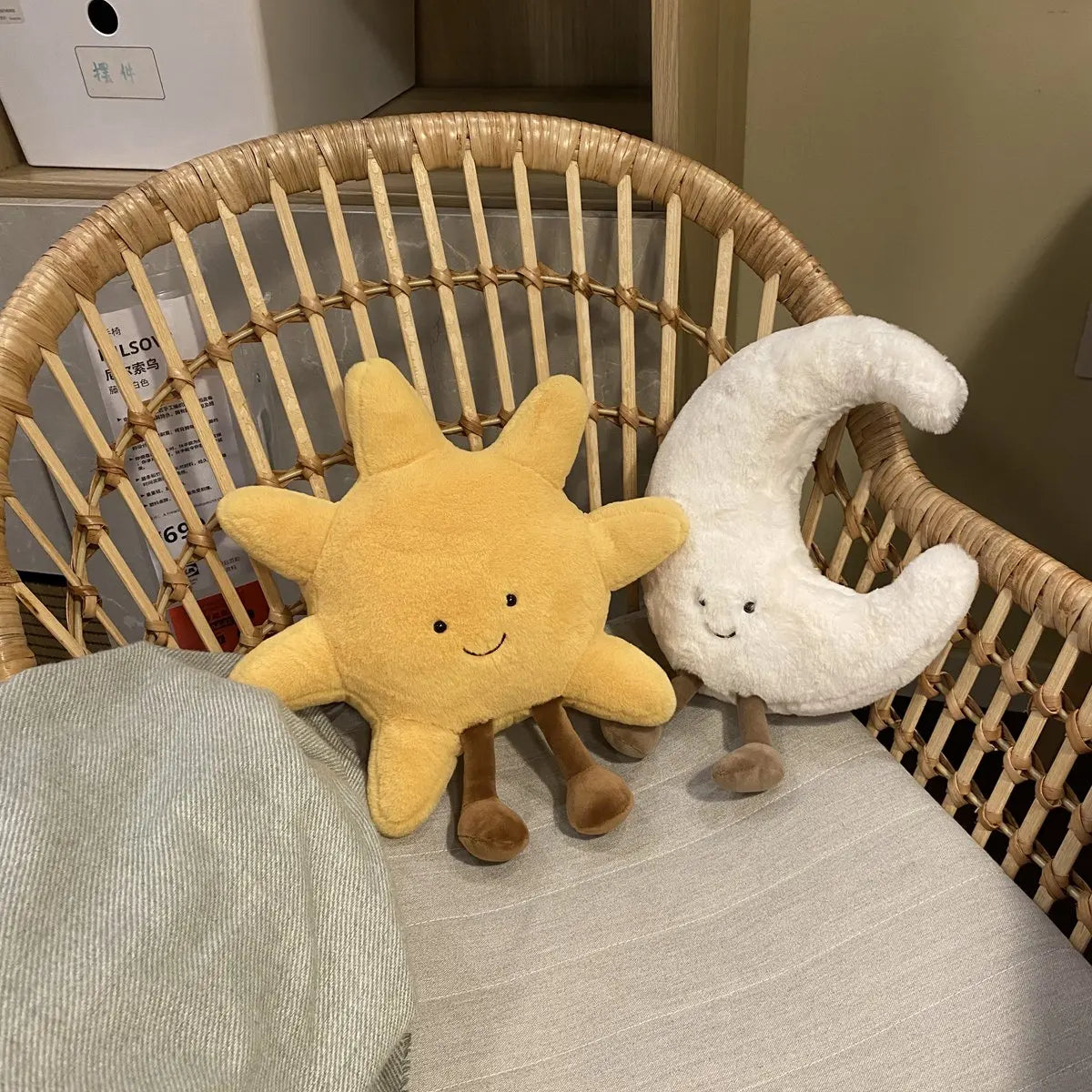 The Moon & Sun Plushie Duo