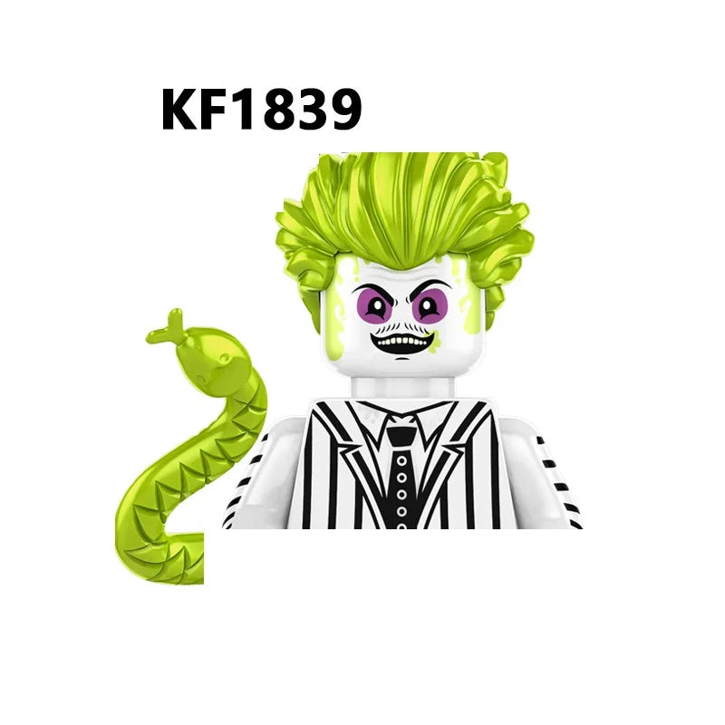 Spooky Horror Minifigure Pack – Witch, Vampire, Zombie, Demon & More