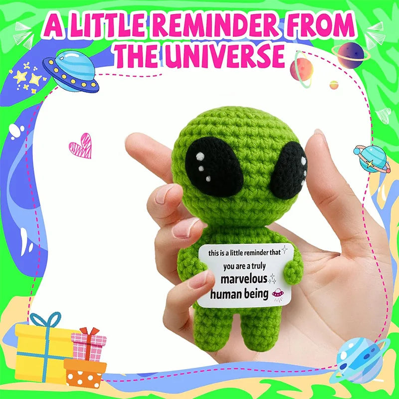 Cosmo the Positive Alien — Gift Doll & Card