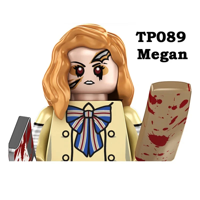 Spooky Horror Minifigure Pack – Witch, Vampire, Zombie, Demon & More
