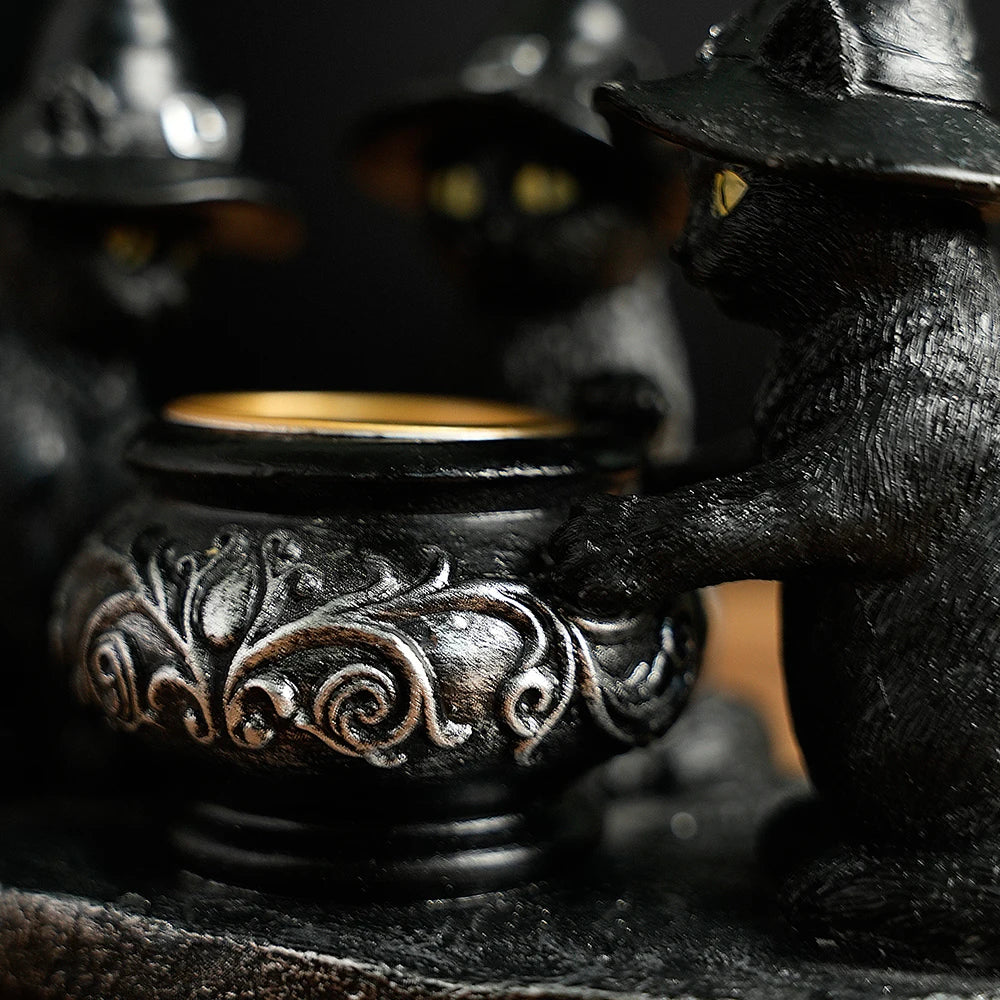 The Witch's Cauldron Candle Holder