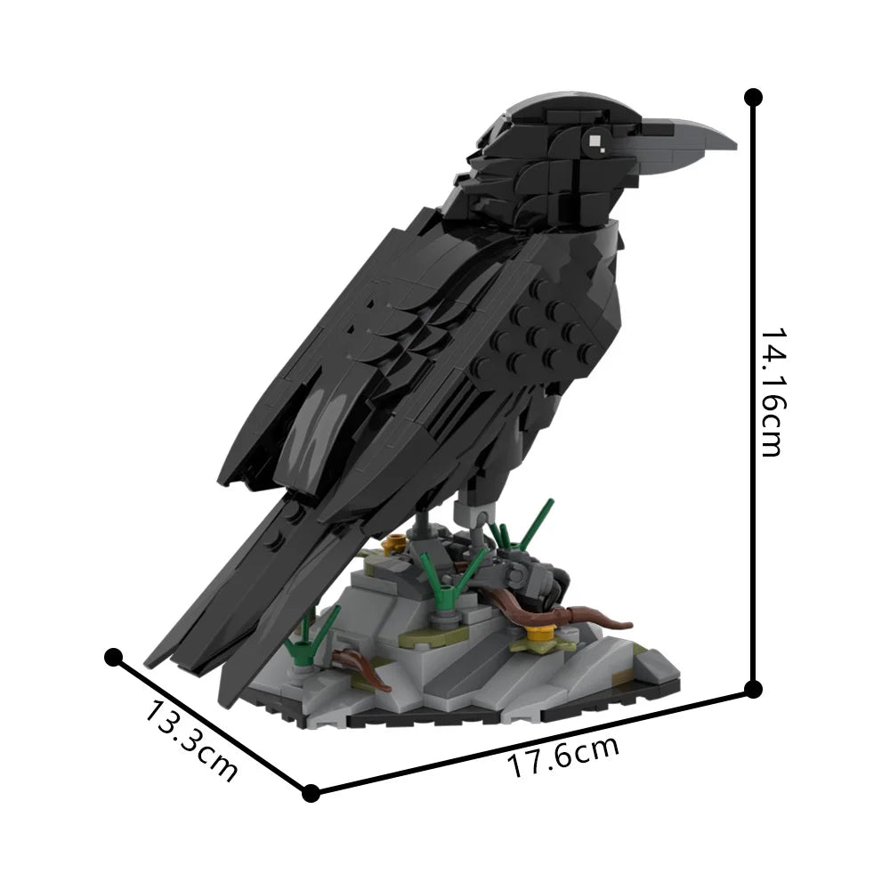 The Raven Sculpture Building Kit