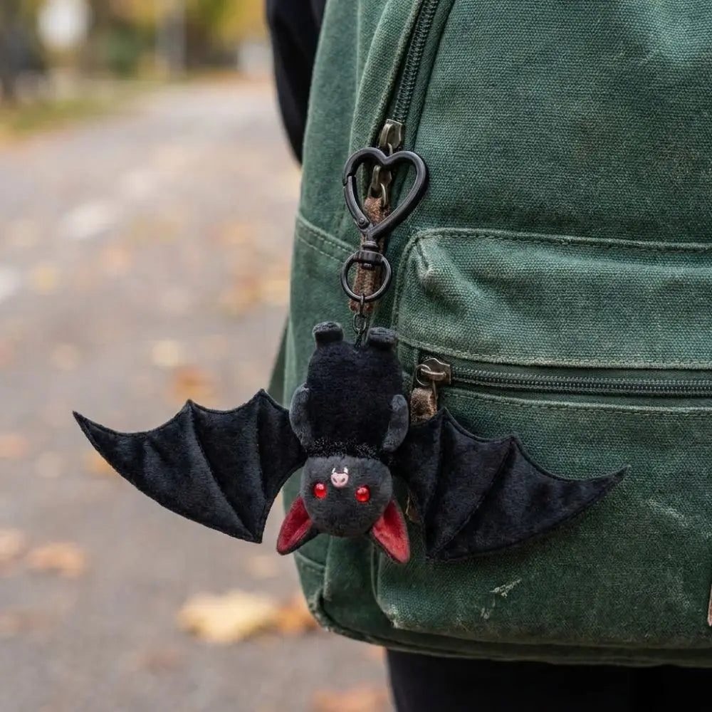 Flip the Bat Plush Keychain