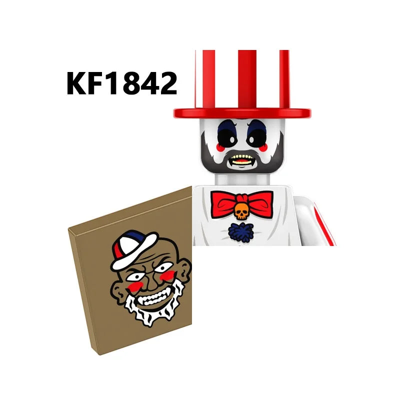 Spooky Horror Minifigure Pack – Witch, Vampire, Zombie, Demon & More