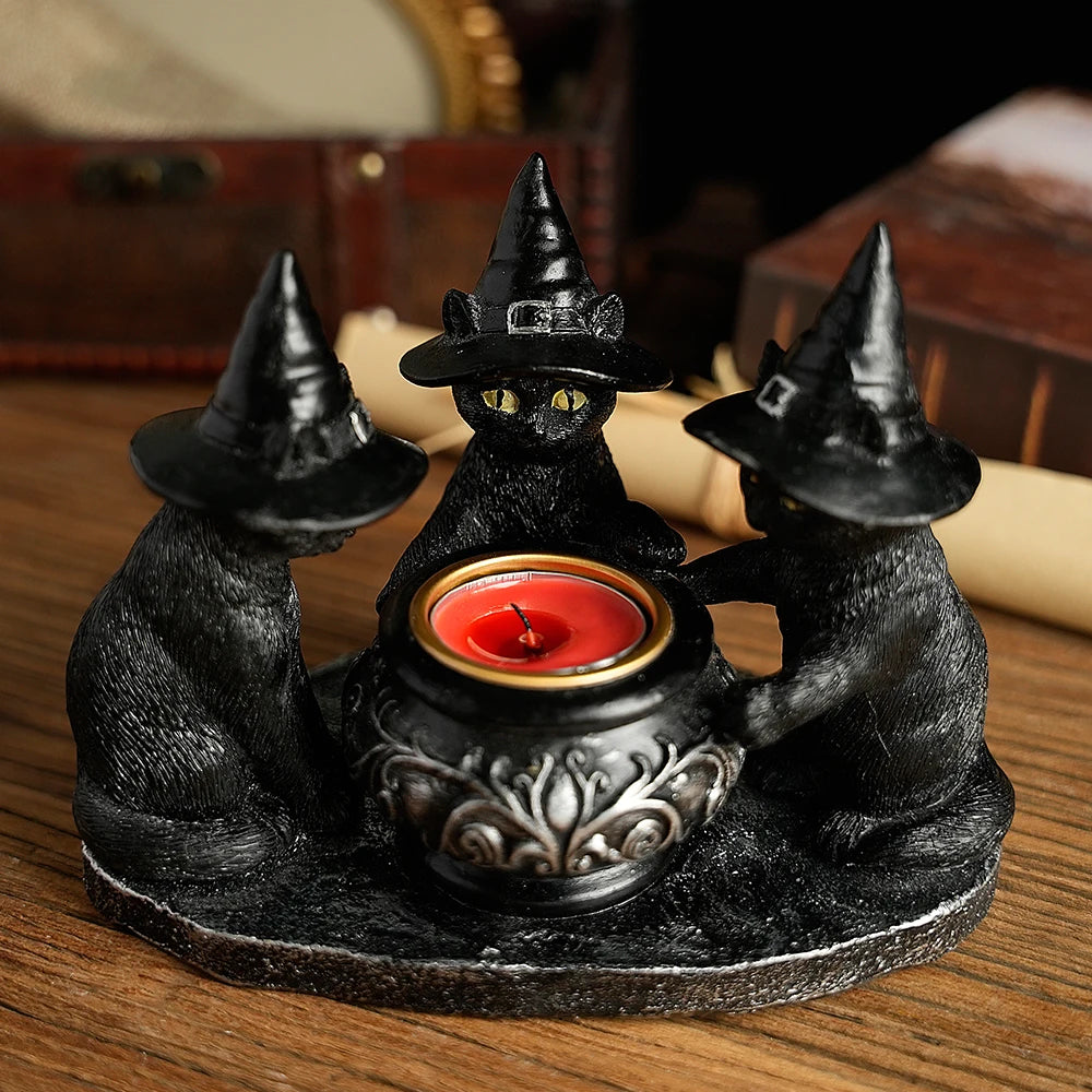 The Witch's Cauldron Candle Holder