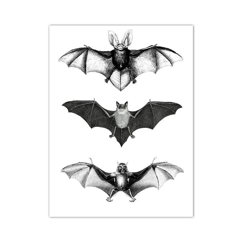 The Gothic Bat Wall Art Print