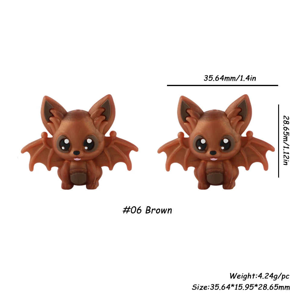 Batty Silicone Craft Beads
