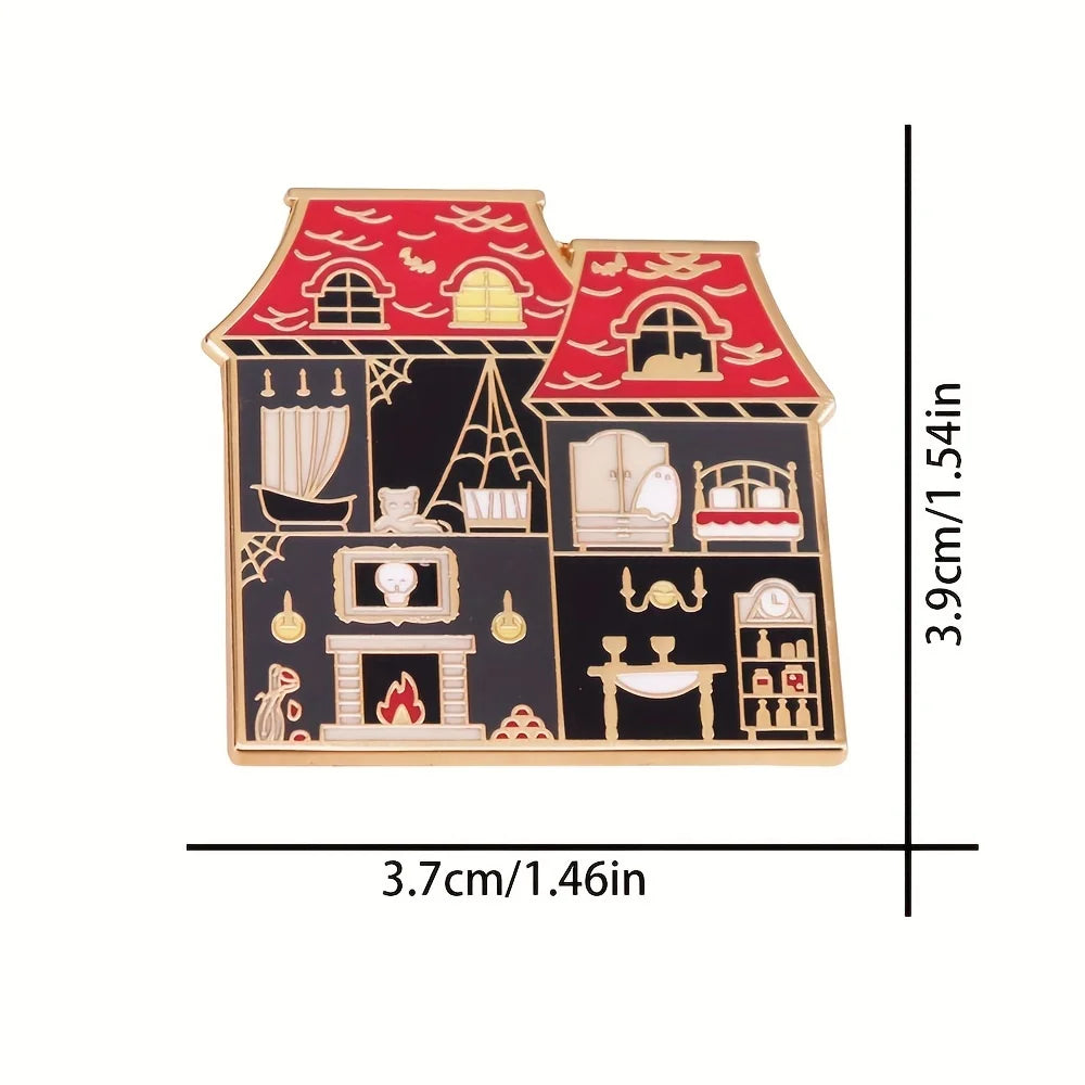 The Haunted Cwtch House Pin