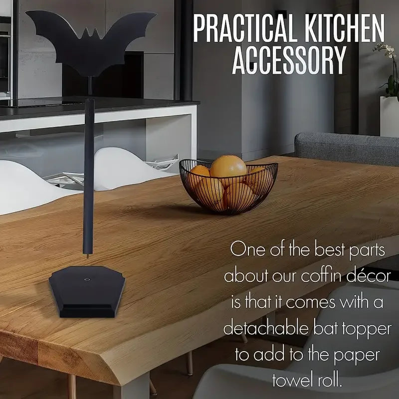 The Witchy Bat Kitchen Roll Stand