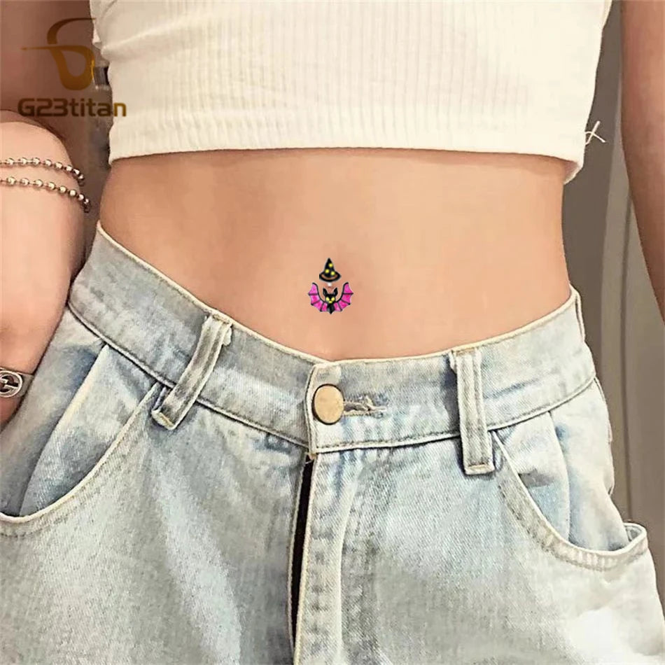 The Gothic Bat Navel Ring