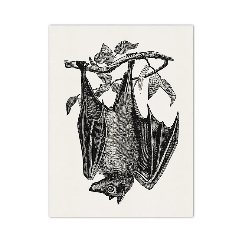 The Gothic Bat Wall Art Print