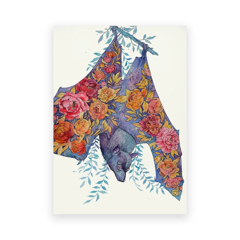The Gothic Bat Wall Art Print