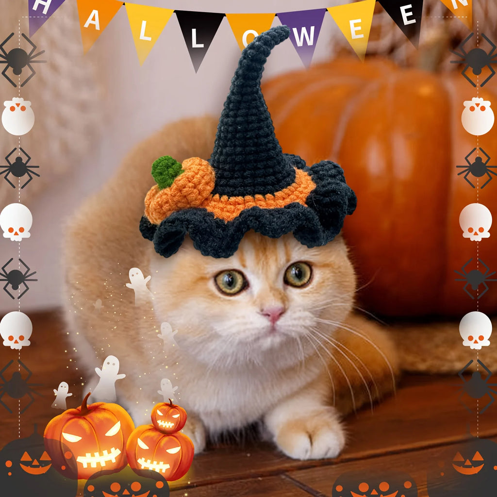Pumpkin Witch Hat Crochet Kit