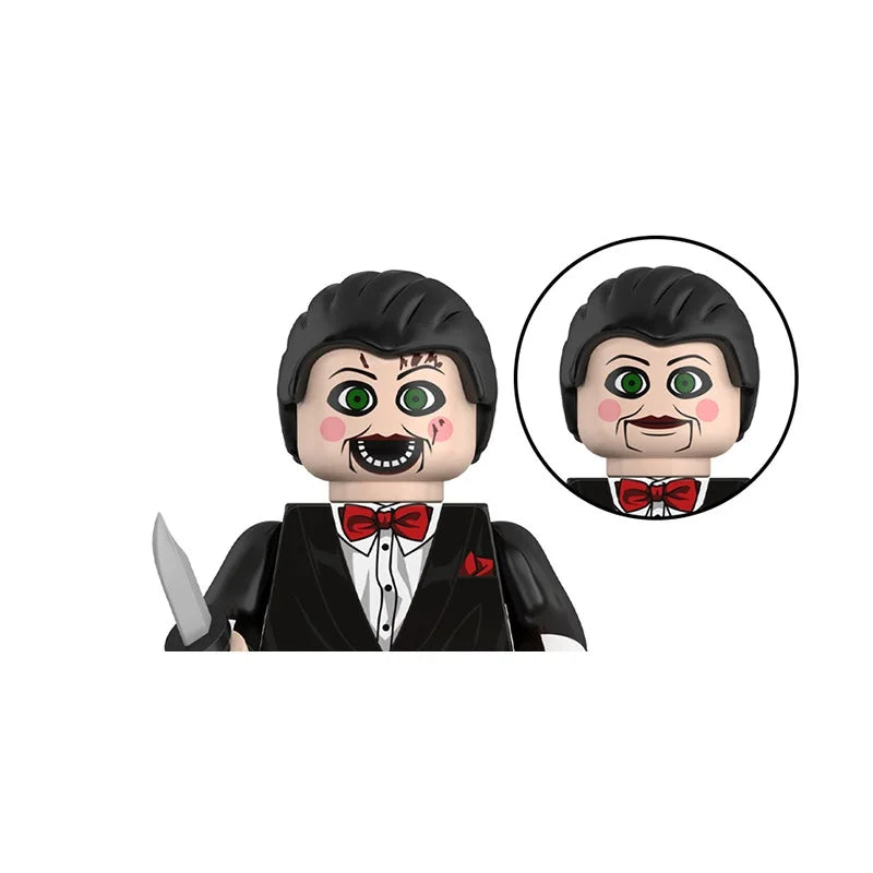 Spooky Horror Minifigure Pack – Witch, Vampire, Zombie, Demon & More