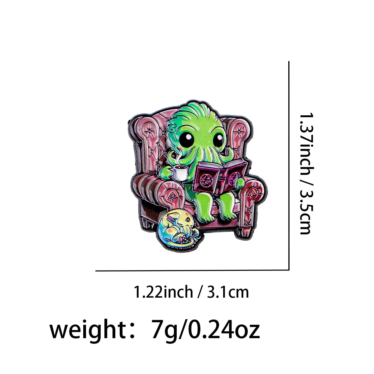 The Cthulhu Cwtch Enamel Pin