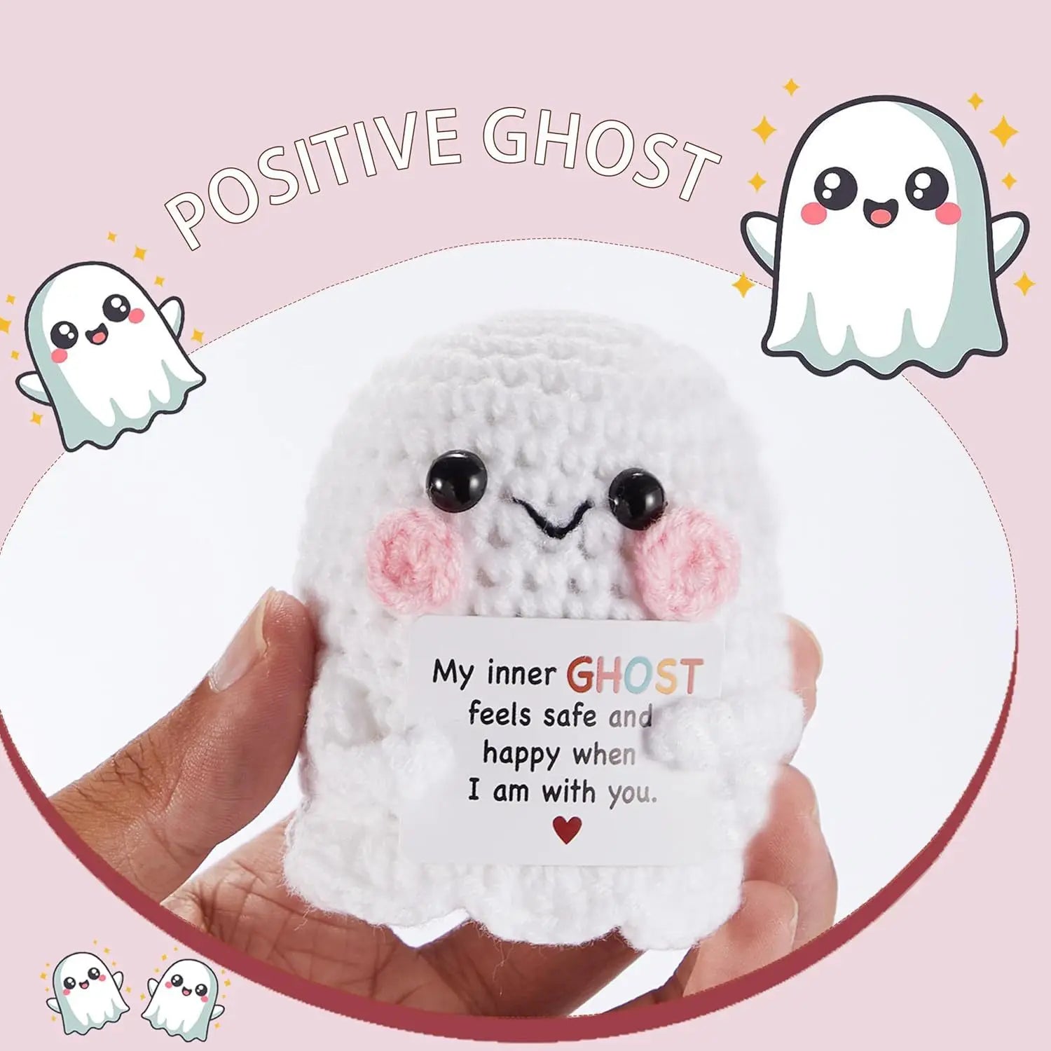 Cwtch Companions — Crochet Ghost & Bat Gift Set