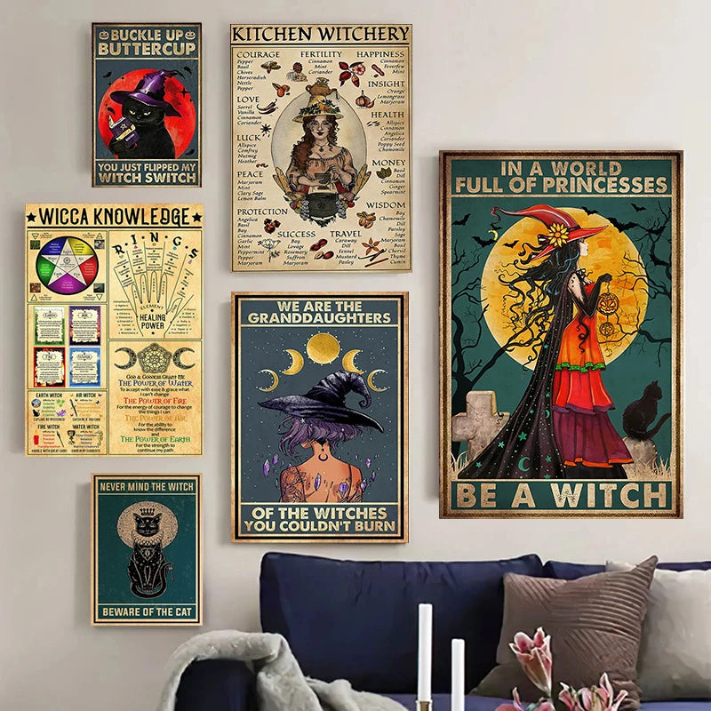 The Kitchen Witchery Wall Print