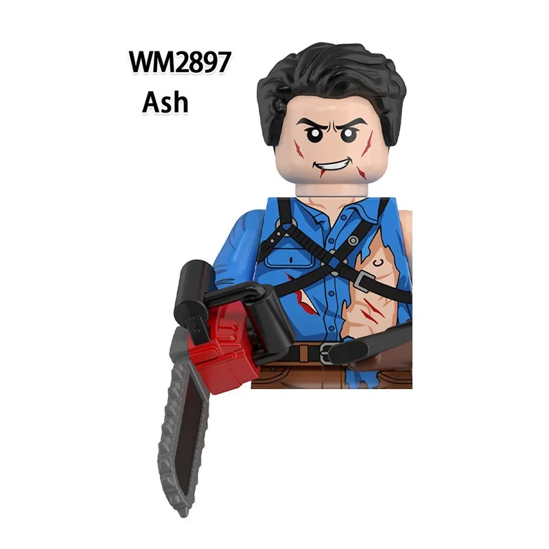Spooky Horror Minifigure Pack – Witch, Vampire, Zombie, Demon & More