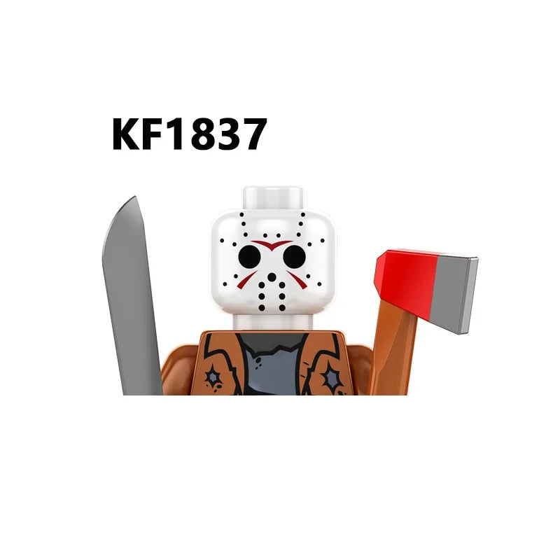 Spooky Horror Minifigure Pack – Witch, Vampire, Zombie, Demon & More