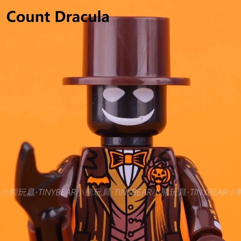 Spooky Horror Minifigure Pack – Witch, Vampire, Zombie, Demon & More