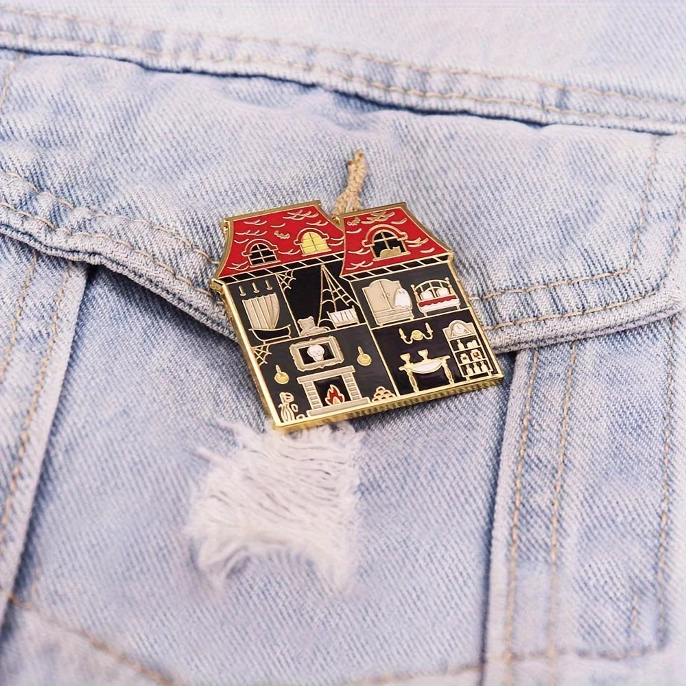 The Haunted Cwtch House Pin