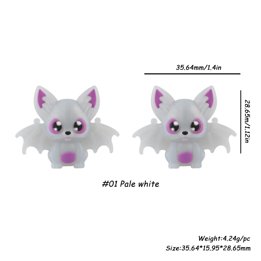 Batty Silicone Craft Beads