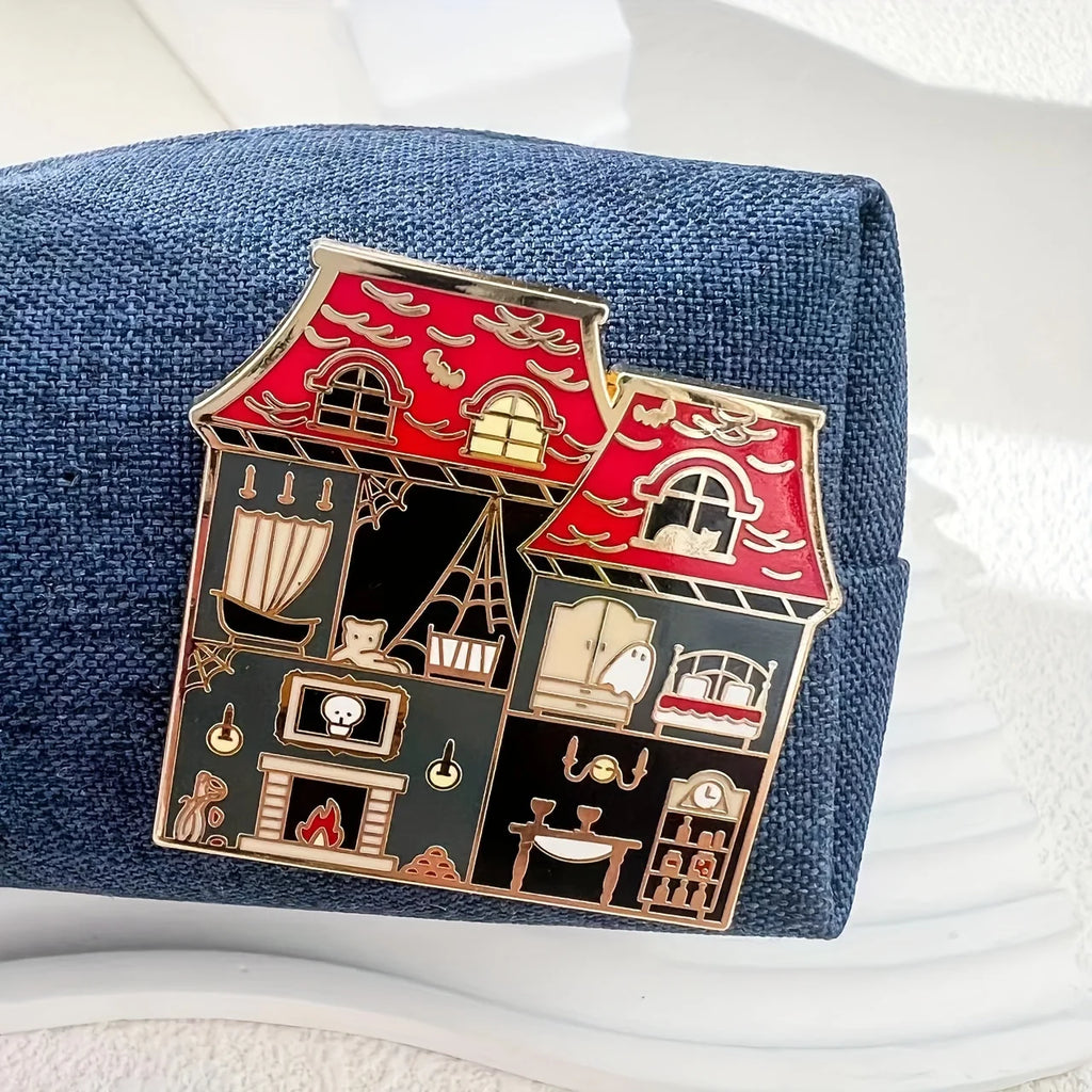 The Haunted Cwtch House Pin