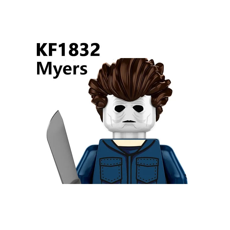 Spooky Horror Minifigure Pack – Witch, Vampire, Zombie, Demon & More