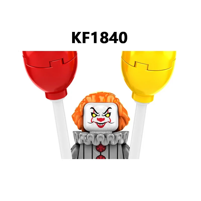 Spooky Horror Minifigure Pack – Witch, Vampire, Zombie, Demon & More