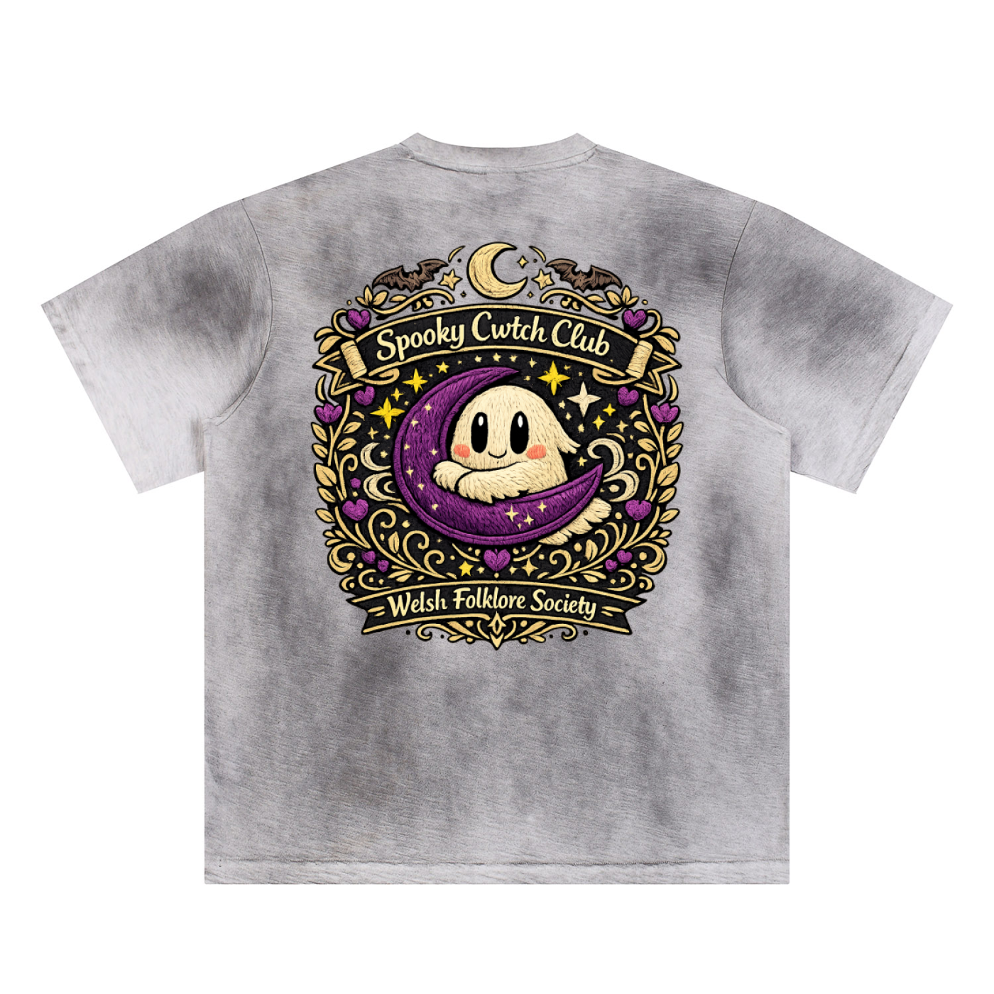 The Cursed Sun-Fade Painted Tee
